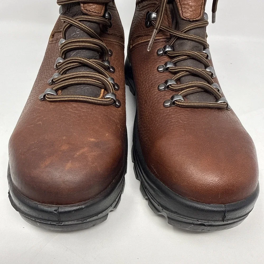 Thorogood Omni Series Men's 9 D shoes brown leather steel toe work boots Xstream